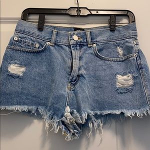 Denim shorts